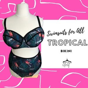 Swimsuits for all tropical Plus Size Bikini